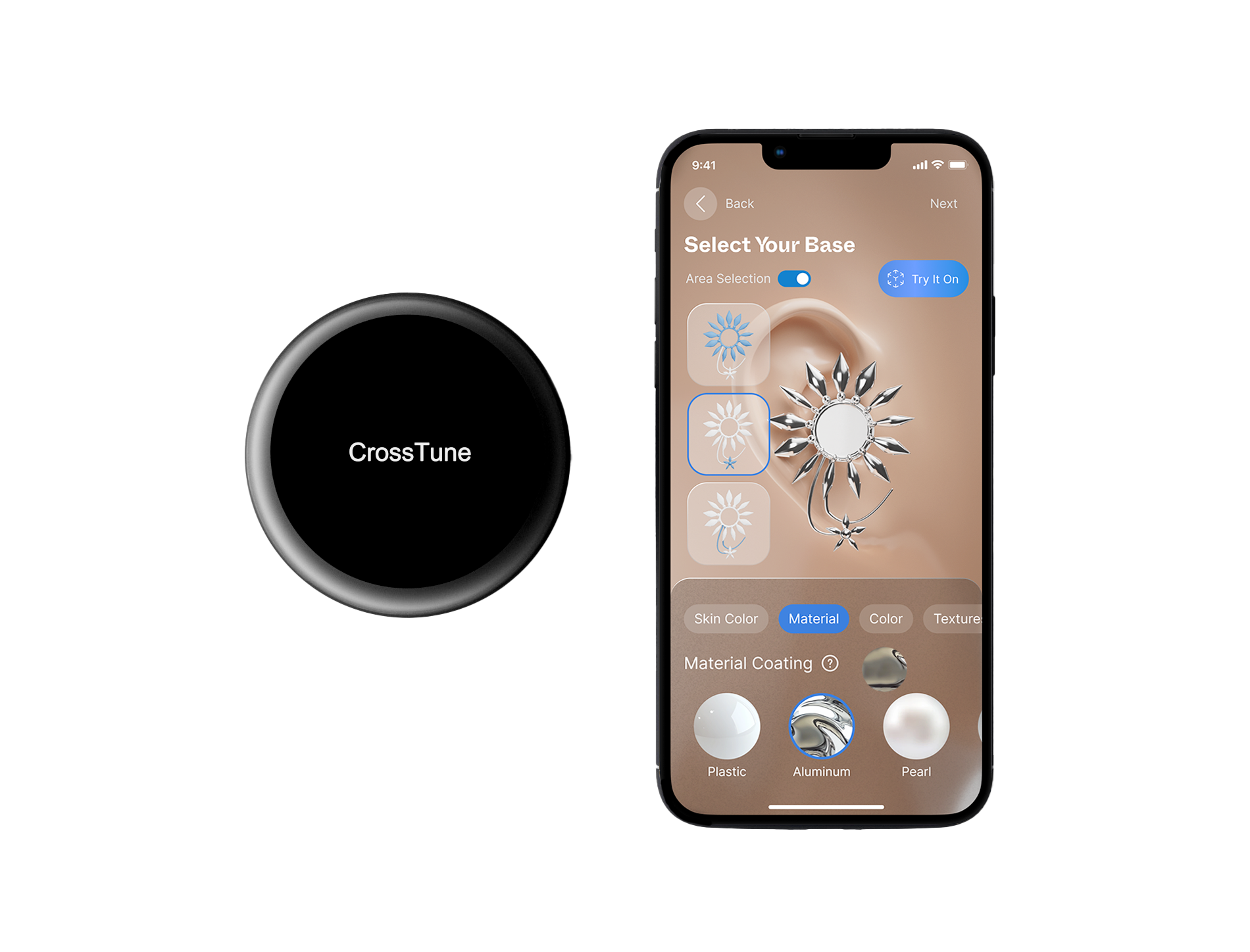 CrossTune, Modular Hearing Wearable