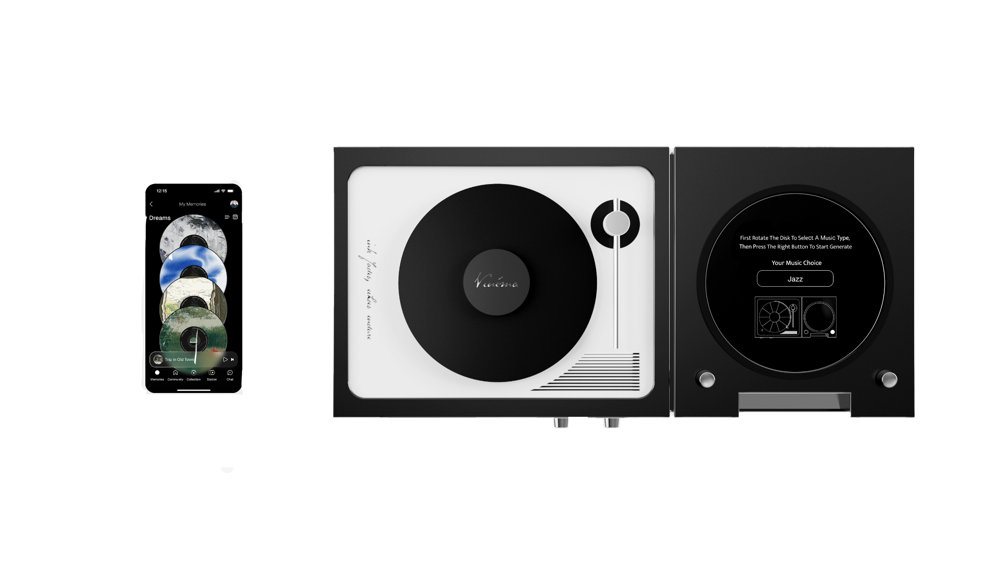 Vinema, AI driven Vinyl player